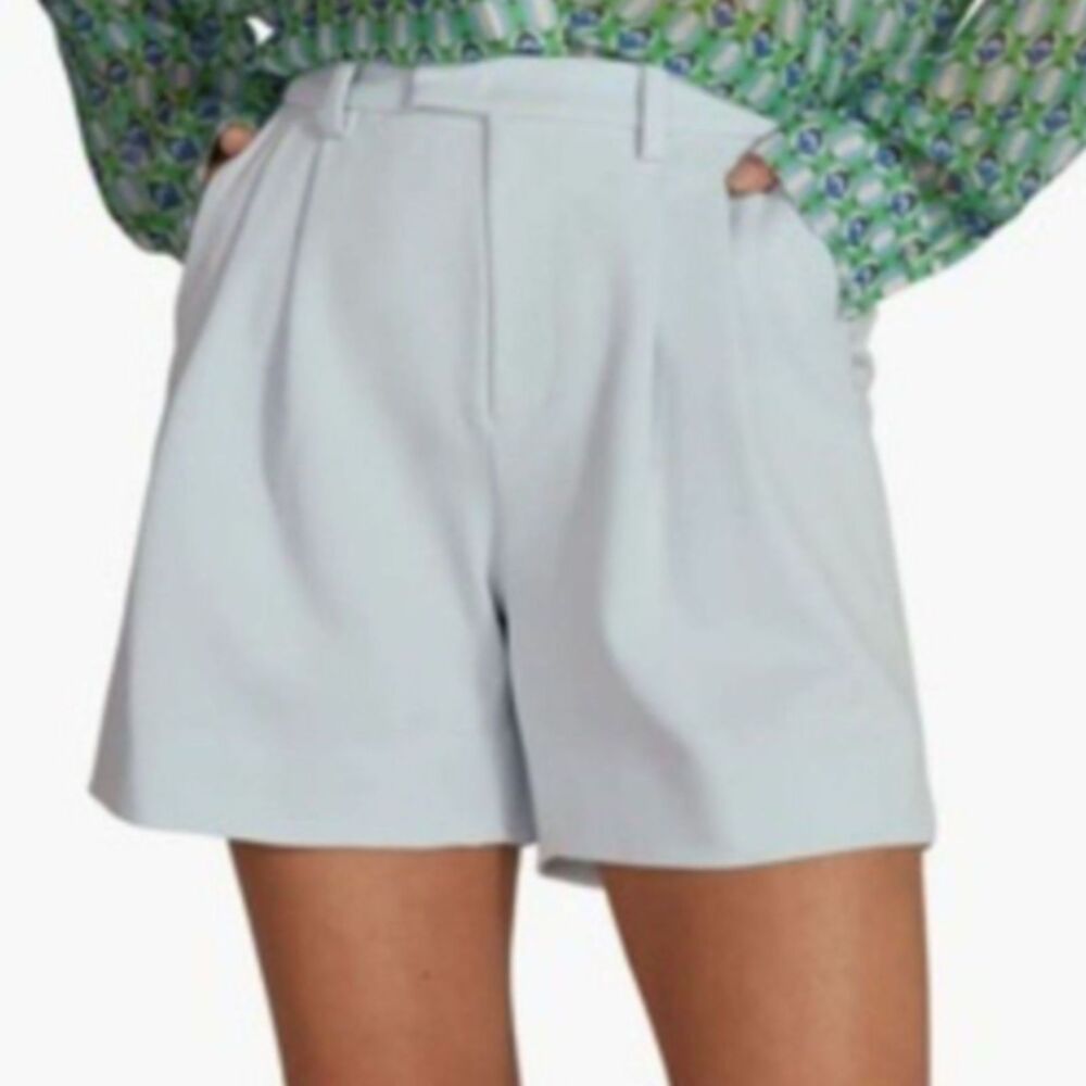 Favorite Daughter Agnes Shorts Light Pastel Blue High Waist Size 18